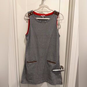 Juicy Couture Y2K Striped Mini Sleeveless Summer Dress, size L